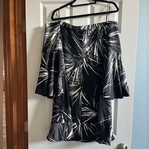 Halston off the shoulder Dress